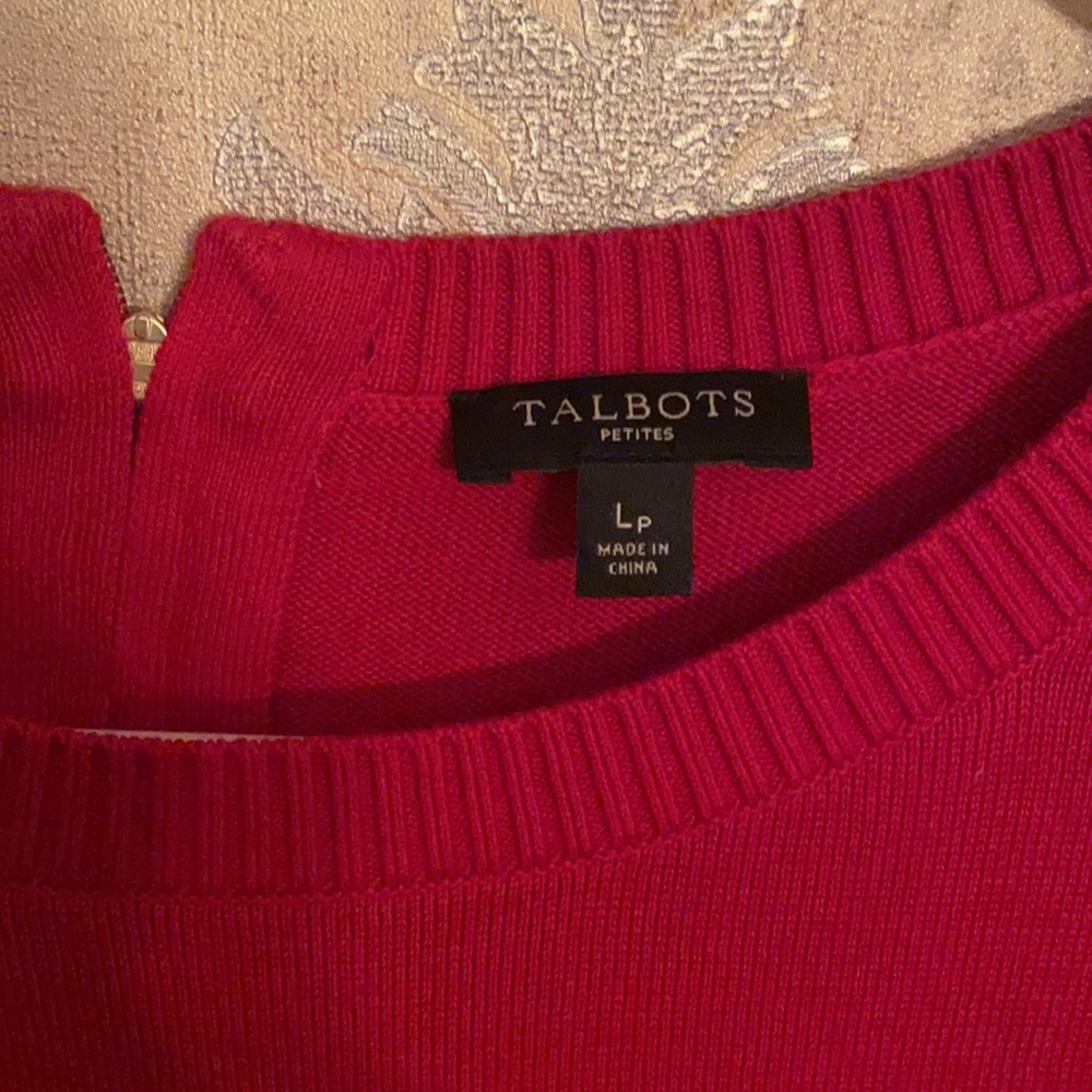 Talbots Red Sweater - Picture 3 of 5